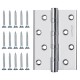Петля Armadillo (Армадилло) универсальная IN4500UC-BL CP 102x76x3 INOX304 хром БЛИСТЕР