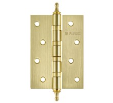 Петля Fuaro (Фуаро) универсальная IN4400UA-BL SB (4BB/A/BL 100x75x2,5) мат. золото БЛИСТЕР