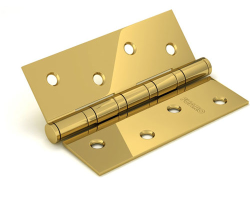 Петля Fuaro (Фуаро) универсальная IN5400U-BL PB (4BB/BL 125x75x2,5) латунь БЛИСТЕР