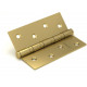 Петля Fuaro (Фуаро) универсальная IN5400U-BL SB (4BB/BL 125x75x2,5) мат. золото БЛИСТЕР