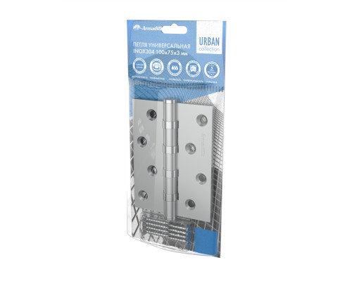 Петля Armadillo (Армадилло) универсальная IN4500UC-BL FSG 102x76x3 INOX304 флорентийское золото БЛИСТЕР Петля Armadillo (Армадилло) универсальная IN4500UC-BL FSG 102x76x3 INOX304 флорентийское золото БЛИСТЕР