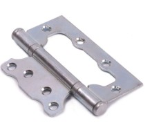 Петля skobis (СКОБИС) без врезки (Петля бабочка ПБ) цинк белый