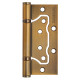 Петля Fuaro (Фуаро) универсальная без врезки IN4500W CF (500-2BB 100x2,5) кофе