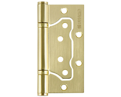 Петля Fuaro (Фуаро) универсальная без врезки IN4500W SB (500-2BB 100x2,5) мат. золото