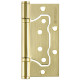 Петля Fuaro (Фуаро) универсальная без врезки IN4500W SB (500-2BB 100x2,5) мат. золото