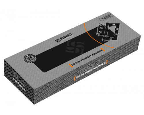 Петля Fuaro (Фуаро) универсальная без врезки IN4500W CFB (500-2BB 100x2,5) кофе глянец Петля Fuaro (Фуаро) универсальная без врезки IN4500W CFB (500-2BB 100x2,5) кофе глянец