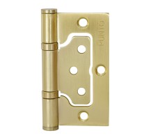 Петля Punto (Пунто) универсальная без врезки IN3200W SB (200-2B 75x2,5) мат. золото
