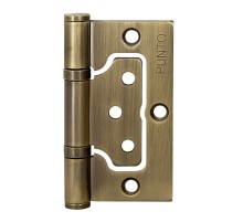 Петля Punto (Пунто) универсальная без врезки IN3200W WAB (200-2B 75x2,5) мат. бронза