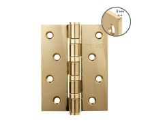 Петля Fuaro (Фуаро) универсальная HEAVY IN4400U GOLD-24 (золото 24K) 100х75х3 мм