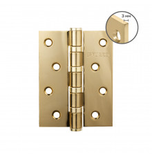 Петля Fuaro (Фуаро) универсальная HEAVY IN4400U GOLD-24 (золото 24K) 100х75х3 мм