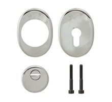 Броненакладка Mottura (Моттура) на цилиндр 94 KIT 1101/CR (set: 94.11625 + 94.505 + 95.304 + 95.308+99.293/90),хром