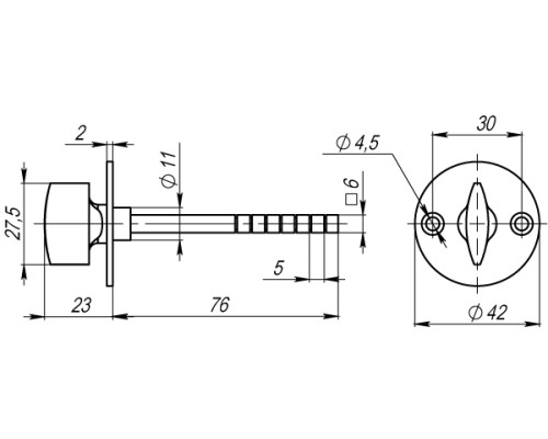 Ручка Armadillo (Армадилло) поворотная SB-30/6-GP-2 (золото) Ручка Armadillo (Армадилло) поворотная SB-30/6-GP-2 (золото)
