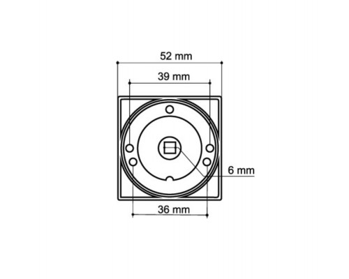 Ручка Armadillo (Армадилло) поворотная BK6.K.SQ52 (BK6/SQ) MWSC-33 итальянский тисненый Ручка Armadillo (Армадилло) поворотная BK6.K.SQ52 (BK6/SQ) MWSC-33 итальянский тисненый