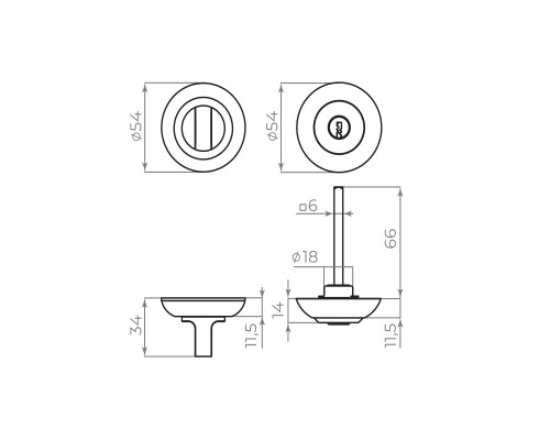 Ручка поворотная Ajax (Аякс) с фиксацией ключом BK6.FIX.JR CP-8 хром Ручка поворотная Ajax (Аякс) с фиксацией ключом BK6.FIX.JR CP-8 хром
