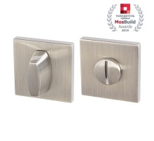 Ручка Armadillo (Армадилло) поворотная BK6.K.USS52 (WC-BOLT BK6 USS) SN-3 матовый никель