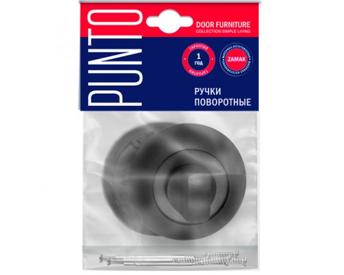 Ручка Punto (Пунто) поворотная BK6.R.ZR54 (BK6 ZR) BL-24 черный Ручка Punto (Пунто) поворотная BK6.R.ZR54 (BK6 ZR) BL-24 черный
