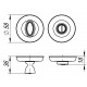 Ручка Fuaro (Фуаро) поворотная BK6.R.SM58 (BK6 SM) MAB-6 темная бронза