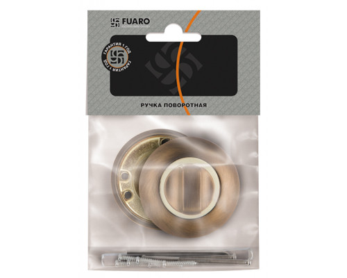 Ручка Fuaro (Фуаро) поворотная BK6.R.RM54 (BK6 RM) AB/GP-7 бронза/золото