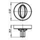 Ручка Armadillo (Армадилло) поворотная WC-BOLT BK6 URB/HD OB-13 Античная бронза