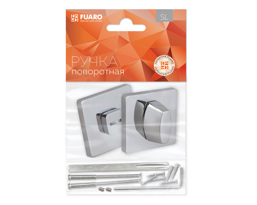 Ручка Fuaro (Фуаро) поворотная BK6.K.SL52 (BK6 SL) CP-8 хром