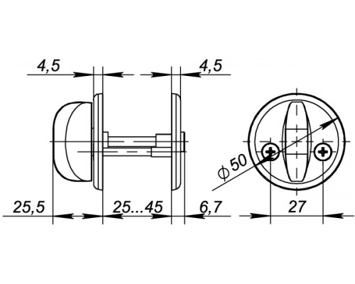 Ручка Fuaro (Фуаро) поворотная BK5x60.R.FIN001 (WC-001-CP) CP хром Ручка Fuaro (Фуаро) поворотная BK5x60.R.FIN001 (WC-001-CP) CP хром
