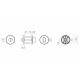Ручка Fuaro (Фуаро) поворотная BK6.R.DSS201-02 (DSS-02-BK6) (INOX 201) BLACK