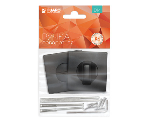Ручка Fuaro (Фуаро) поворотная BK6.K.DM51 (BK6 DM) BL-24 черный Ручка Fuaro (Фуаро) поворотная BK6.K.DM51 (BK6 DM) BL-24 черный