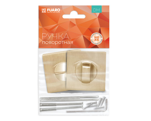 Ручка Fuaro (Фуаро) поворотная BK6.K.DM51 (BK6 DM) SSG-39 сатинированное золото Ручка Fuaro (Фуаро) поворотная BK6.K.DM51 (BK6 DM) SSG-39 сатинированное золото