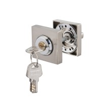 Ручка поворотная Ajax (Аякс) с фиксацией ключом BK6.FIX.JK SN-3 мат.никель