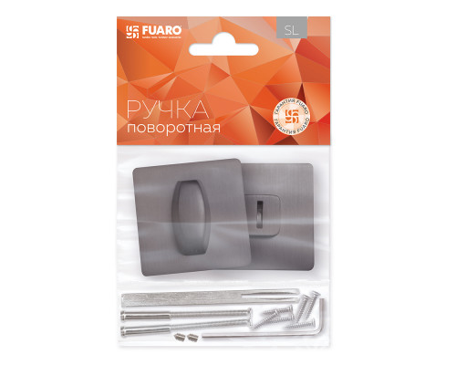 Ручка Fuaro (Фуаро) поворотная BK6.K.SL52 (BK6 SL) GR-23 графит Ручка Fuaro (Фуаро) поворотная BK6.K.SL52 (BK6 SL) GR-23 графит