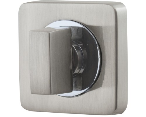 Ручка Armadillo (Армадилло) поворотная BK6.K.SQ52 (BK6/SQ) SN/CP-3 матовый никель/хром Ручка Armadillo (Армадилло) поворотная BK6.K.SQ52 (BK6/SQ) SN/CP-3 матовый никель/хром