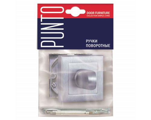 Ручка Punto (Пунто) поворотная BK6.K.QL52 (BK6 QL) SSC-16 сатинированный хром Ручка Punto (Пунто) поворотная BK6.K.QL52 (BK6 QL) SSC-16 сатинированный хром