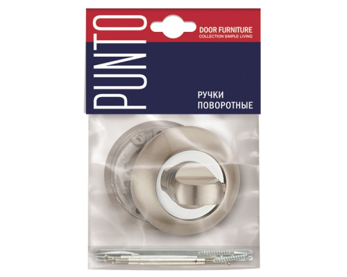 Ручка Punto (Пунто) поворотная BK6.R.TL54 (BK6 TL) WH-19 белый Ручка Punto (Пунто) поворотная BK6.R.TL54 (BK6 TL) WH-19 белый
