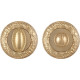 Ручка Fuaro (Фуаро) поворотная BK6.R.SM58 (BK6 SM) GOLD-24 золото24К