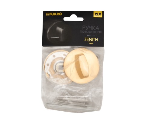 Ручка Fuaro (Фуаро) поворотная BK6.R.ZLR52 SSG-39 сатинированное золото