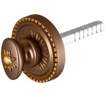 Ручка Armadillo (Армадилло) поворотная BKW8.R.CL55 (BKW8/CL) BB-17 коричневая бронза