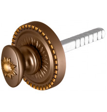 Ручка Armadillo (Армадилло) поворотная BKW8.R.CL55 (BKW8/CL) BB-17 коричневая бронза