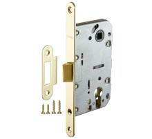 Корпус Fuaro (Фуаро) врезного замка c защёлкой PLASTP85C-50 (P85C-50) GP латунь