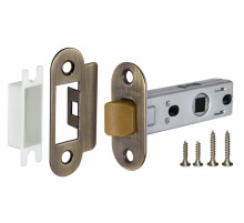 Защелка Fuaro (Фуаро) врезная PLASTP22-45-25 AB бронза