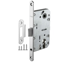 Корпус Fuaro (Фуаро) врезного замка c защёлкой PLASTP85C-50 (P85C-50) CP хром