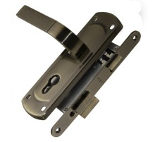 Корпус замка Punto (Пунто) с ручкой LOCKSET25.ORION.5558-1 (KIT P25 5558 ORION) AB бронза