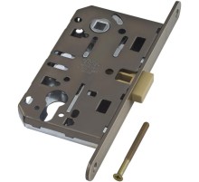 Корпус AGB (АГБ) врезного замка магнитный под цилиндр MEDIANA POLARIS B06103.50.12 (античная бронза)