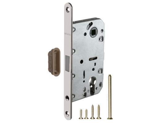 Корпус Fuaro (Фуаро) врезного замка MAGNM85C-50 (M85C-50) SN мат.никель Корпус Fuaro (Фуаро) врезного замка MAGNM85C-50 (M85C-50) SN мат.никель