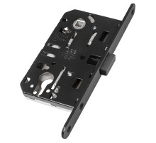 Корпус AGB (АГБ) врезного замка магнитный под цилиндр MEDIANA POLARIS B06103.50.93 (черный)