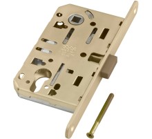 Корпус AGB (АГБ) врезного замка магнитный под цилиндр MEDIANA POLARIS B06103.50.23 (матовая латунь)