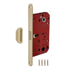 Защелка Fuaro (Фуаро) врезная магнитная MAGNM96WC-50/BL INOX SSG-39 сатин. золото (блистер)