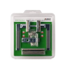 Комплект ручек Ajax (Аякс) с защелкой, петлями A/SET POLO JK.LP45.W SN-3 мат.никель