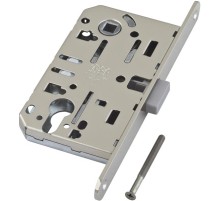 Корпус AGB (АГБ) врезного замка магнитный под цилиндр MEDIANA POLARIS B06103.50.06 (никель)