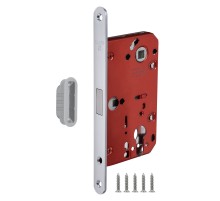 Корпус Fuaro (Фуаро) врезного замка MAGNM85C-50/BL INOX SSC-16 сатин. хром (блистер)