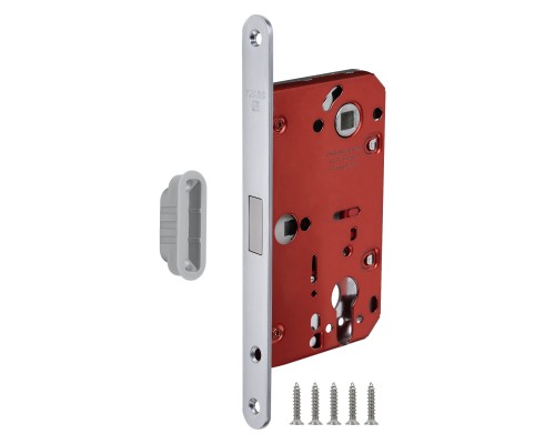 Корпус Fuaro (Фуаро) врезного замка MAGNM85C-50/BL INOX SSC-16 сатин. хром (блистер)